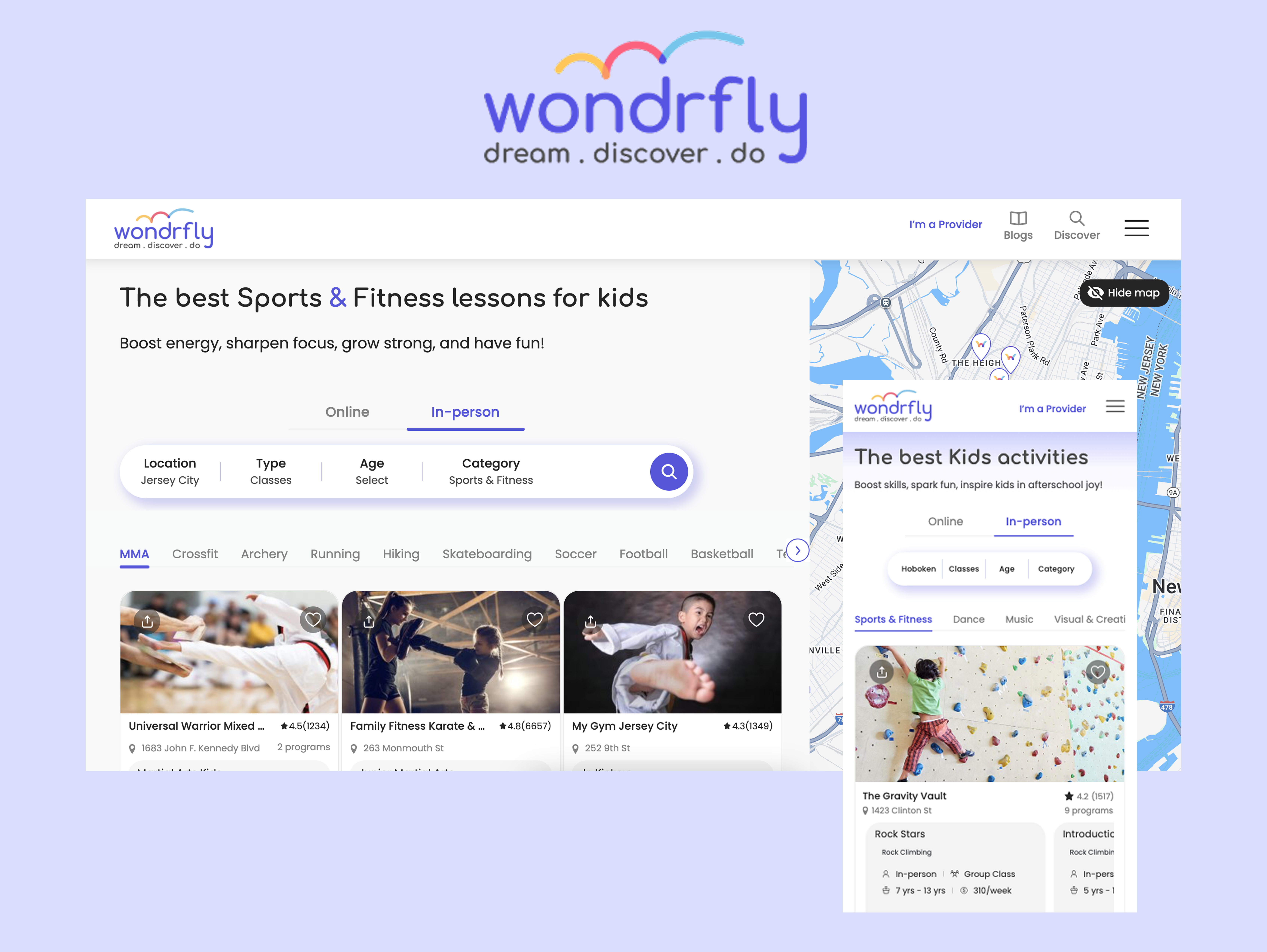 Wondrfly onboarding and discovery project cover